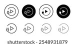 Plug and play icon Black and white outline vector