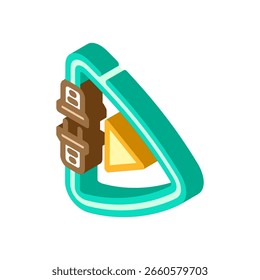 plug play isométrico ícone vetor. plug play sinal. símbolo isolado ilustração