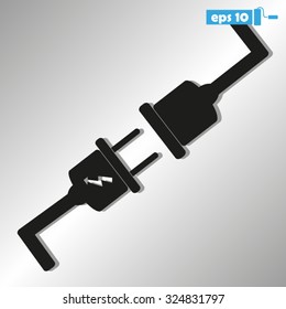 plug, socket and cord