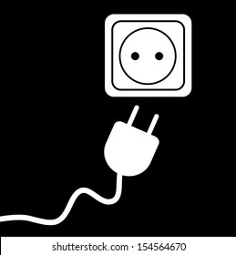 PLUG  AND SOCKET,JACK vector