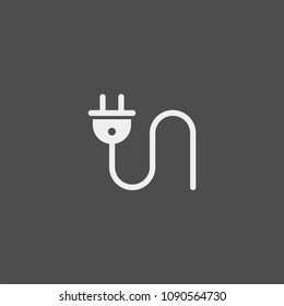 Plug sockets flat vector icon