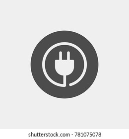 Plug Sockets Flat Vector Icon