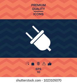Plug symbol icon