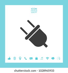 Plug symbol icon