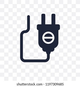Plug transparent icon. Plug symbol design from Electronic devices collection.