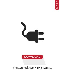 Plug vector icon