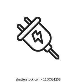 Plug vector icon