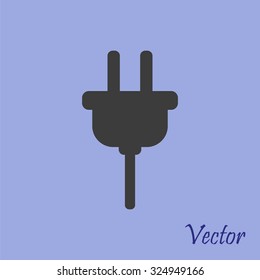 Plug vector icon