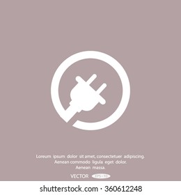 plug in vector icon