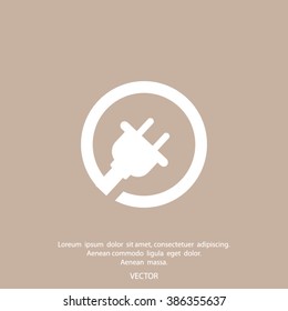 plug in vector icon