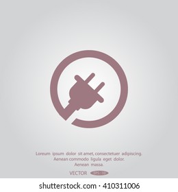 plug in vector icon