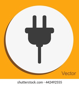 Plug vector icon