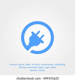 plug in vector icon