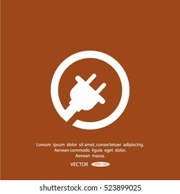 plug in vector icon