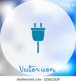 Plug vector icon