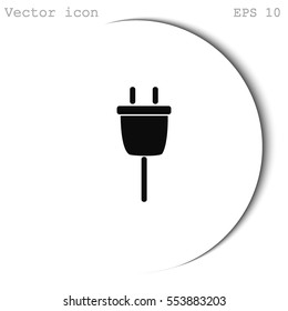 Plug vector icon