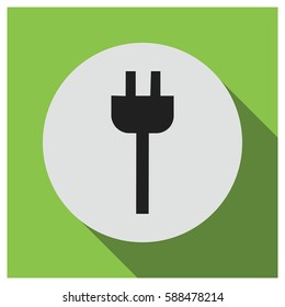 Plug vector icon