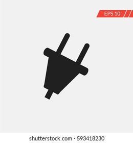 Plug vector icon