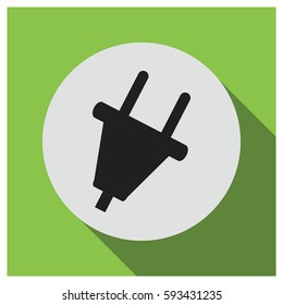 Plug vector icon