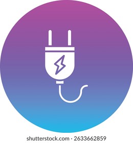 Plug vector icon. Can be used for printing, mobile and web applications.