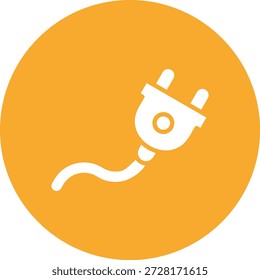 Plug Vector Icon Design Illustration