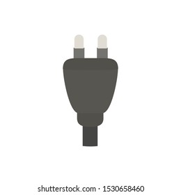 plug vector icon isolated on a white background
