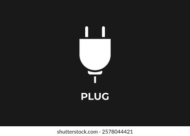 Plug In Vector, Icon Or Logo Sign Isolated Symbol Illustration
