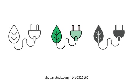 Plug vector icon sign symbol