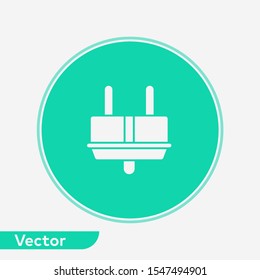 Plug vector icon sign symbol
