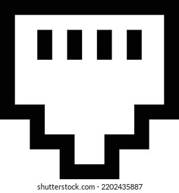 plug Vector illustration on a transparent background.Premium quality symmbols.Stroke vector icon for concept and graphic design.
