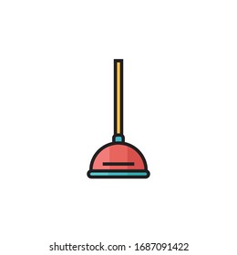pluger icon vector illustration. pluger icon filled outline style design