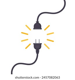 Símbolo de ícono gráfico de Ilustración vectorial aislado conectado