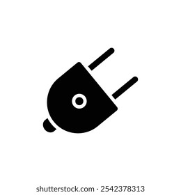 Plugin icon Black and white outline vector