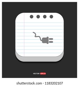 Plug-in Icon - Free vector icon