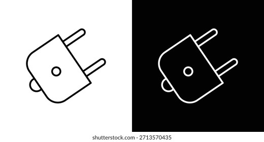 Pictograma de icono de plugin sobre fondo blanco.