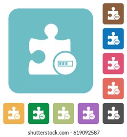 Plugin processing white flat icons on color rounded square backgrounds