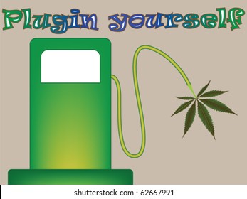 plugin yourself, abstract vector art illustration