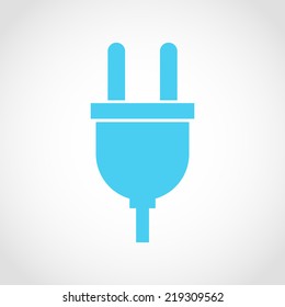 Plugs Icon Isolated on White Background