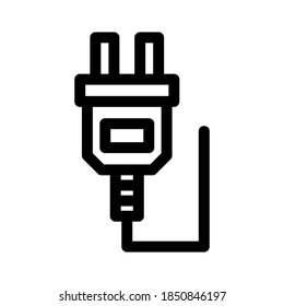 plugs icon or logo isolated sign symbol vector illustration - high quality black style vector icons
