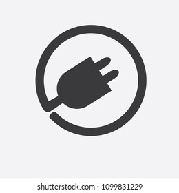 plugs icon in trendy flat style isolated on background. plugs icon page symbol for your web site design plugs icon logo, app, UI. plugs icon Vector illustration, EPS10.