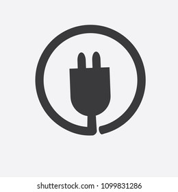 plugs icon in trendy flat style isolated on background. plugs icon page symbol for your web site design plugs icon logo, app, UI. plugs icon Vector illustration, EPS10.