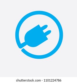 plugs icon in trendy flat style isolated on background. plugs icon page symbol for your web site design plugs icon logo, app, UI. plugs icon Vector illustration, EPS10.
