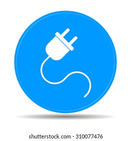 plugs icon,vector illustration. Flat design style eps 10