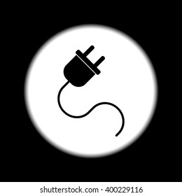 plugs icon,vector illustration. Flat design style eps 10