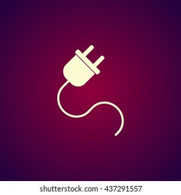 plugs icon,vector illustration. Flat design style eps 10