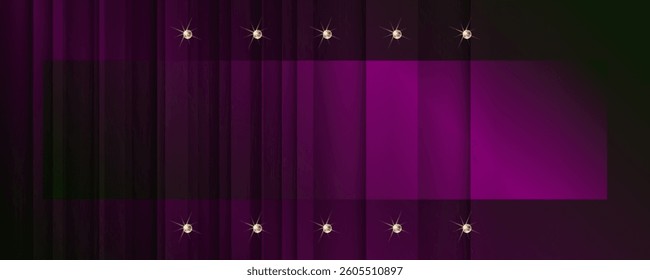 Plum art color purple fantasy Black and gold art design dark background abstract shiny color golden luxury lines art template premium