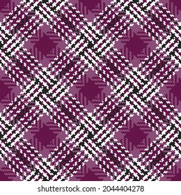 Funda de ciruela, de arenque diagonal en blanco y negro. Patrón de control vectorial sin inconvenientes para la moda, la decoración del hogar y la estacionalidad.