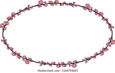 Plum blossom background