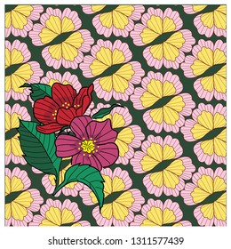 Plum Blossom with pattern