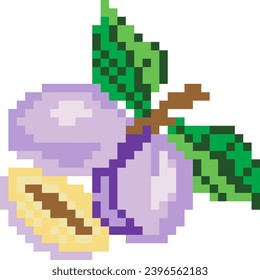 Icono de animación de plumas en estilo de píxel